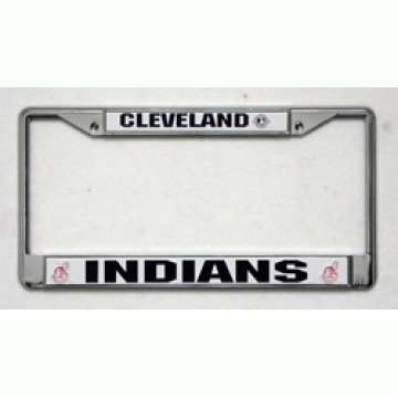 Cleveland Indians Chrome License Plate Frame 