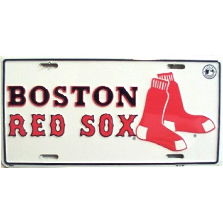 Boston Red Sox (Sox) License Plate 