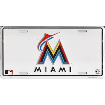Miami Marlins License Plate 