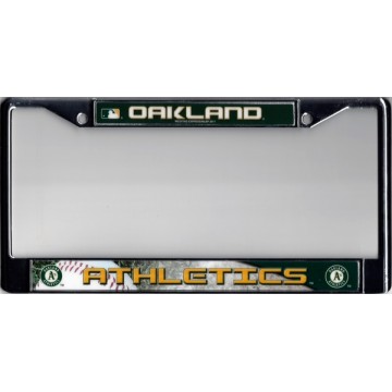 Oakland Athletics Chrome License Plate Frame 