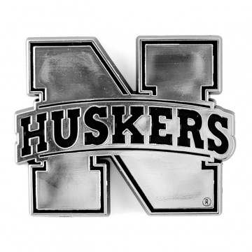 Nebraska Huskers NCAA Chrome Auto Emblem