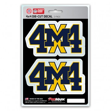 Michigan Wolverines 4x4 Decal Pack