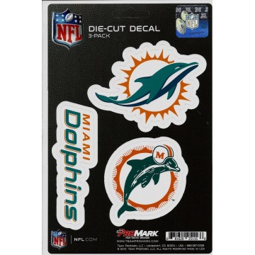 Miami Dolphins Team Decal Set