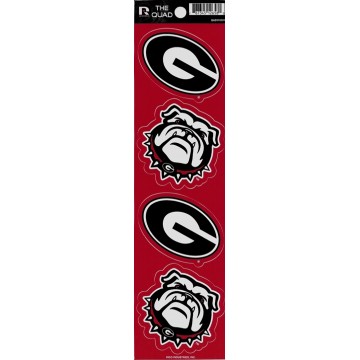 Georgia Bulldogs Quad Decal Set