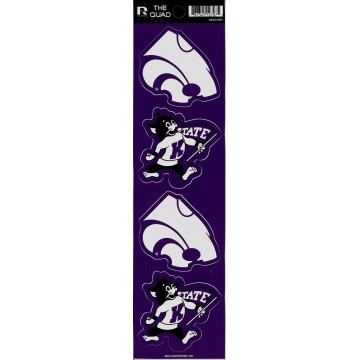 Kansas State Wildcats Quad Decal Set