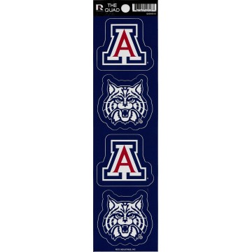 Arizona Wildcats Quad Decal Set