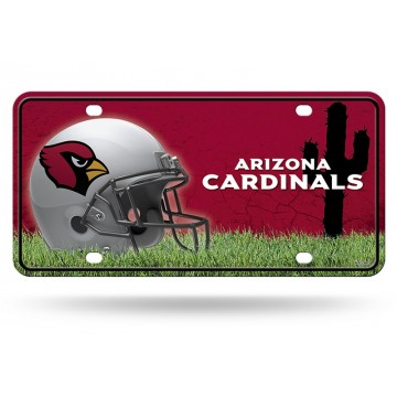 Arizona Cardinals Metal License Plate