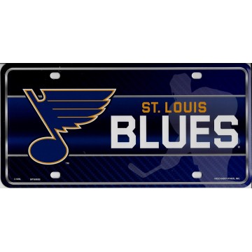 St. Louis Blues Metal License Plate