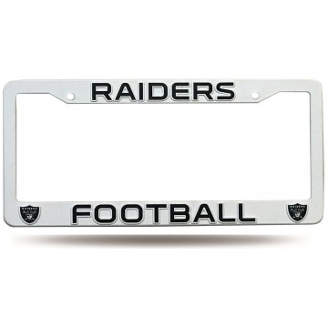  Las Vegas Raiders White Plastic License Plate Frame
