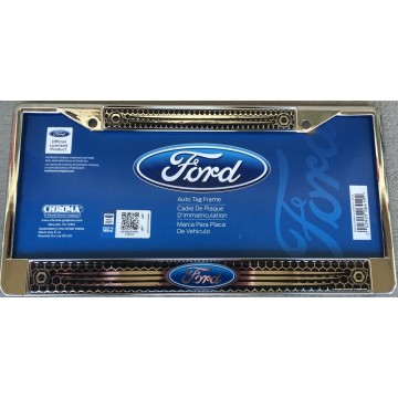Ford Domed with Center Logo License Plate Frame