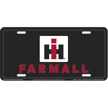 International IH Farmall Metal License Plate