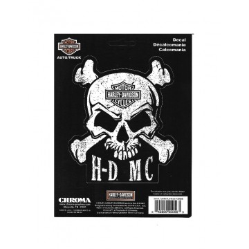 Harley-Davidson H-D Logo Willie G. Skull Decal