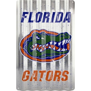 Florida Gators Corrugated Metal Sign