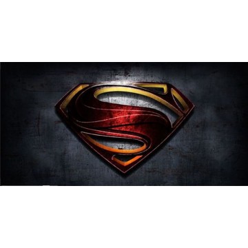 Superman Man Of Steel Photo License Plate