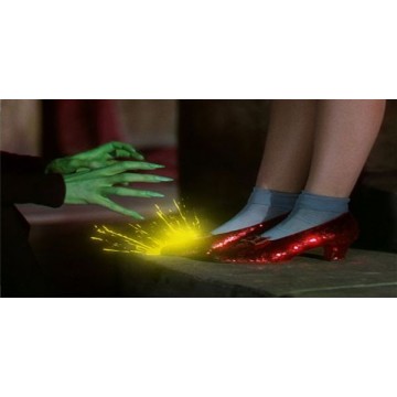 Wizard Of Oz Ruby Slippers Photo License Plate