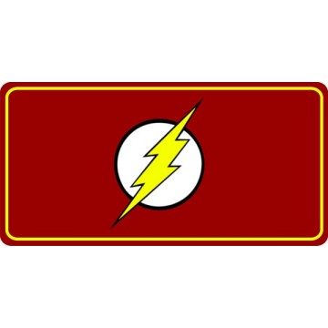 The Flash Photo License Plate 