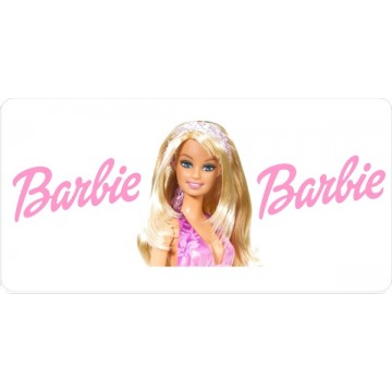 Barbie Photo License Plate 