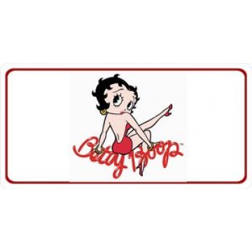 Betty Boop Photo License Plate 