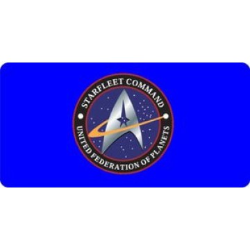 Starfleet Commander Federation Of Planets Photo License Plate