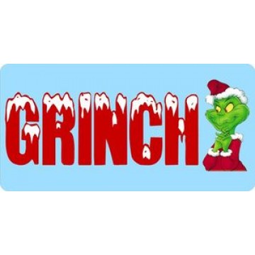 The Grinch Stole Christmas Photo License Plate