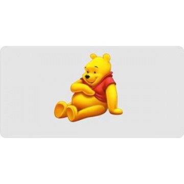 Winnie The Pooh Photo License Plate