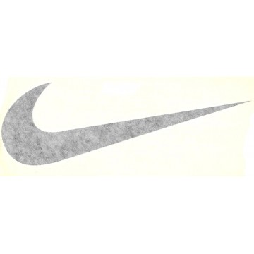 Nike Swoosh Black 8" x 3" Decal