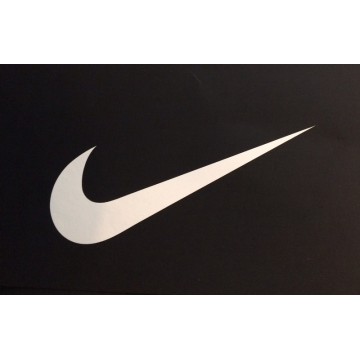 Nike Swoosh Small White 4" x 2" Decal