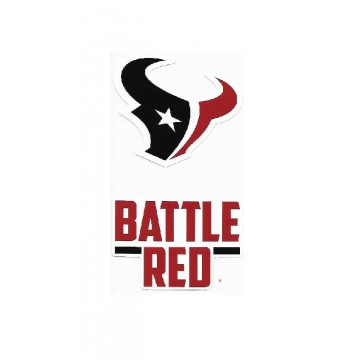 Houston Texans Double Up Die Cut Vinyl Stickers