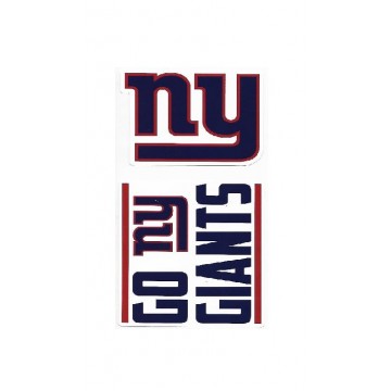 New York Giants Double Up Die Cut Vinyl Stickers