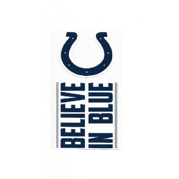 Indianapolis Colts Double Up Die Cut Vinyl Stickers