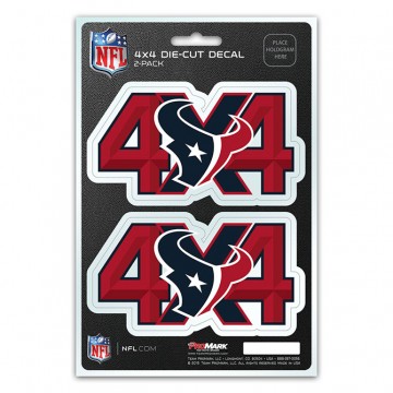 Houston Texans 4x4 Decal Pack
