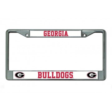 Georgia Bulldogs Chrome License Plate Frame