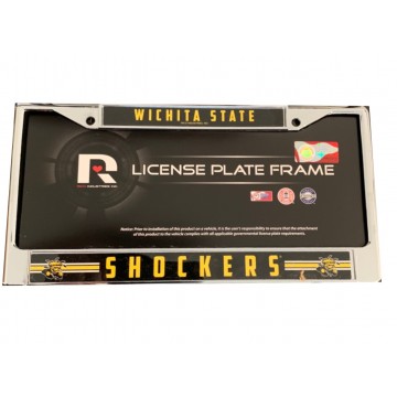 Wichita State Shockers Chrome License Plate Frame