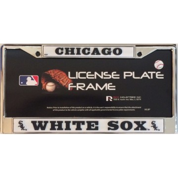 Chicago White Sox Chrome License Plate Frame
