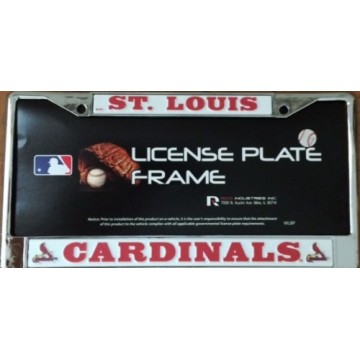 St. Louis Cardinals Chrome License Plate Frame