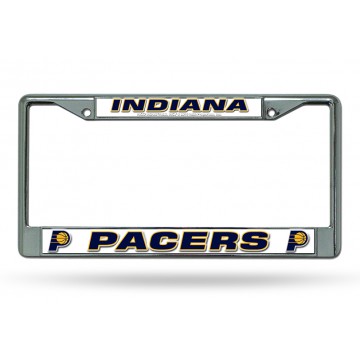 Indiana Pacers Chrome License Plate Frame