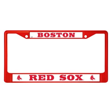 Boston Red Sox Anodized Red License Plate Frame