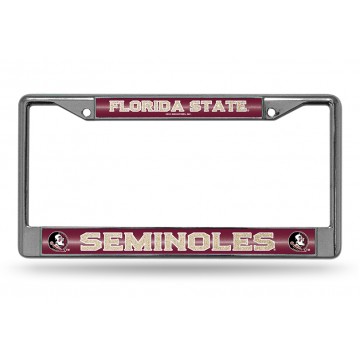 Florida State Seminoles Glitter Chrome License Plate Frame