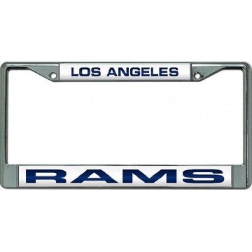 Los Angeles Rams Laser Chrome License Plate Frame