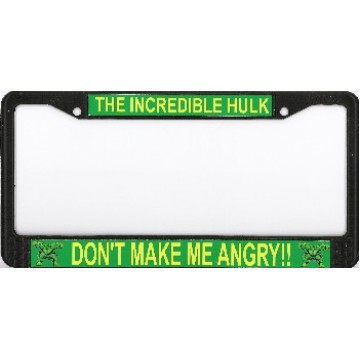 The Incredible Hulk Chrome License Plate Frame 