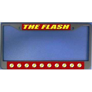 The Flash Chrome License Plate Frame