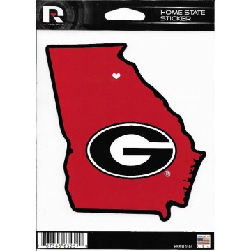 Georgia Bulldogs Home State Vinyl Sticker