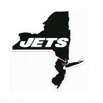 New York Jets Home State Vinyl Sticker