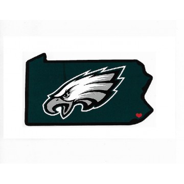 Philadelphia Eagles Home State Vinyl Sticker