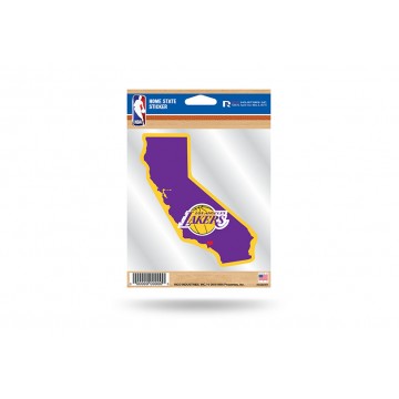 Los Angeles Lakers Home State Vinyl Sticker