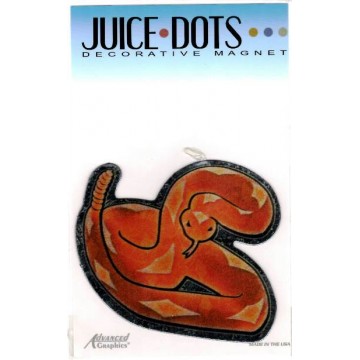 Rattlesnake Chrome Magnet