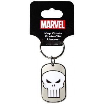 Marvel Punisher Dog Tag Keychain