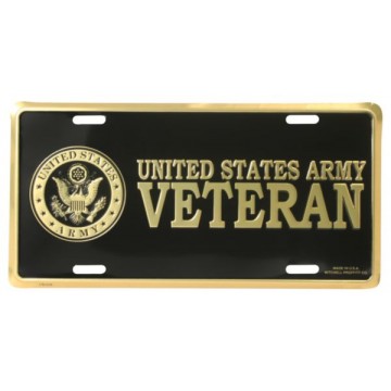 United States Army Veteran License Plate 