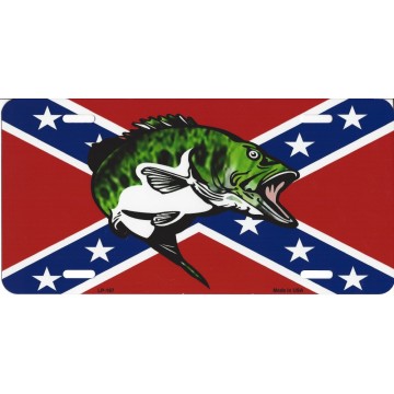 Rebel Fish License Plate 