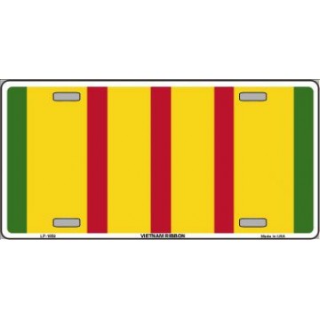 Vietnam Ribbon Metal License Plate